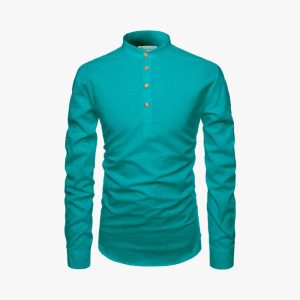 Men Solid Pure Cotton Straight Kurta For Men