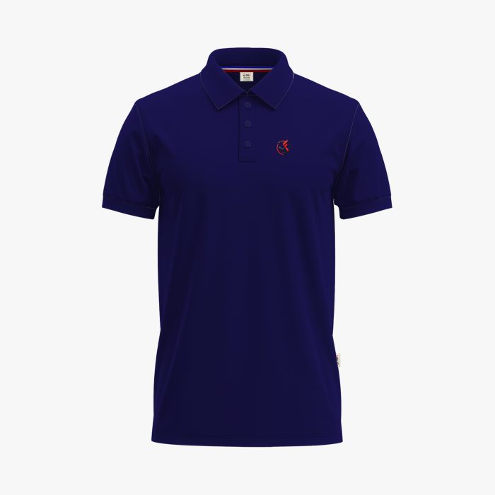 Men's Light Navy Short-Sleeve Solid Polo Shirt