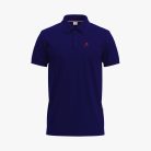 Men's Light Navy Short-Sleeve Solid Polo Shirt