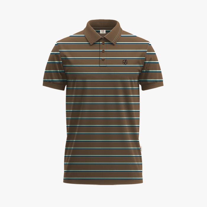 Men's Miu Miu Short-Sleeve Striped Polo Shirt
