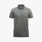 Men's Grey Separation Short-Sleeve Polo Shirt