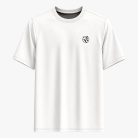 4011-Men's White Half Sleeve Solid T-shirt