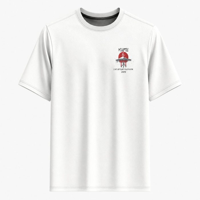 4012-Men's White Half Sleeve Solid T-shirt