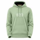 Men's Light Olive Colour Long-Sleeve Hoodie