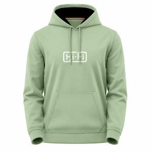 Men's Light Olive Colour Long-Sleeve Hoodie