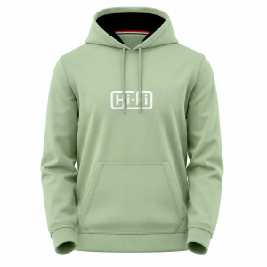 Men's Light Olive Colour Long-Sleeve Hoodie