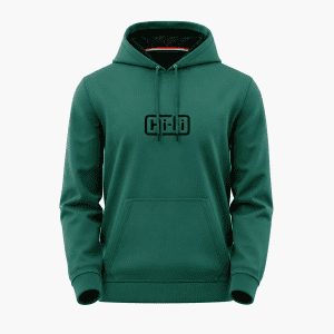 Men's Petrol Colour Long-Sleeve Hoodie