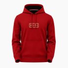 Men's Red Colour Long-Sleeve Hoodie