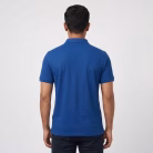 Men's Navy Blue Short-Sleeve Solid Polo Shirt