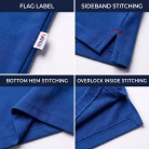 Men's Navy Blue Short-Sleeve Solid Polo Shirt