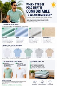 How to Stay Comfortable in a Polo Shirt During Hot Weather