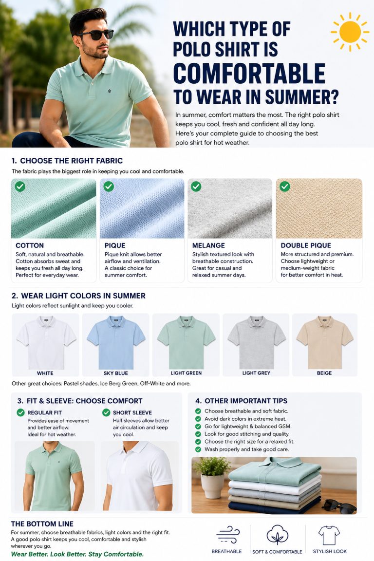 How to Stay Comfortable in a Polo Shirt During Hot Weather